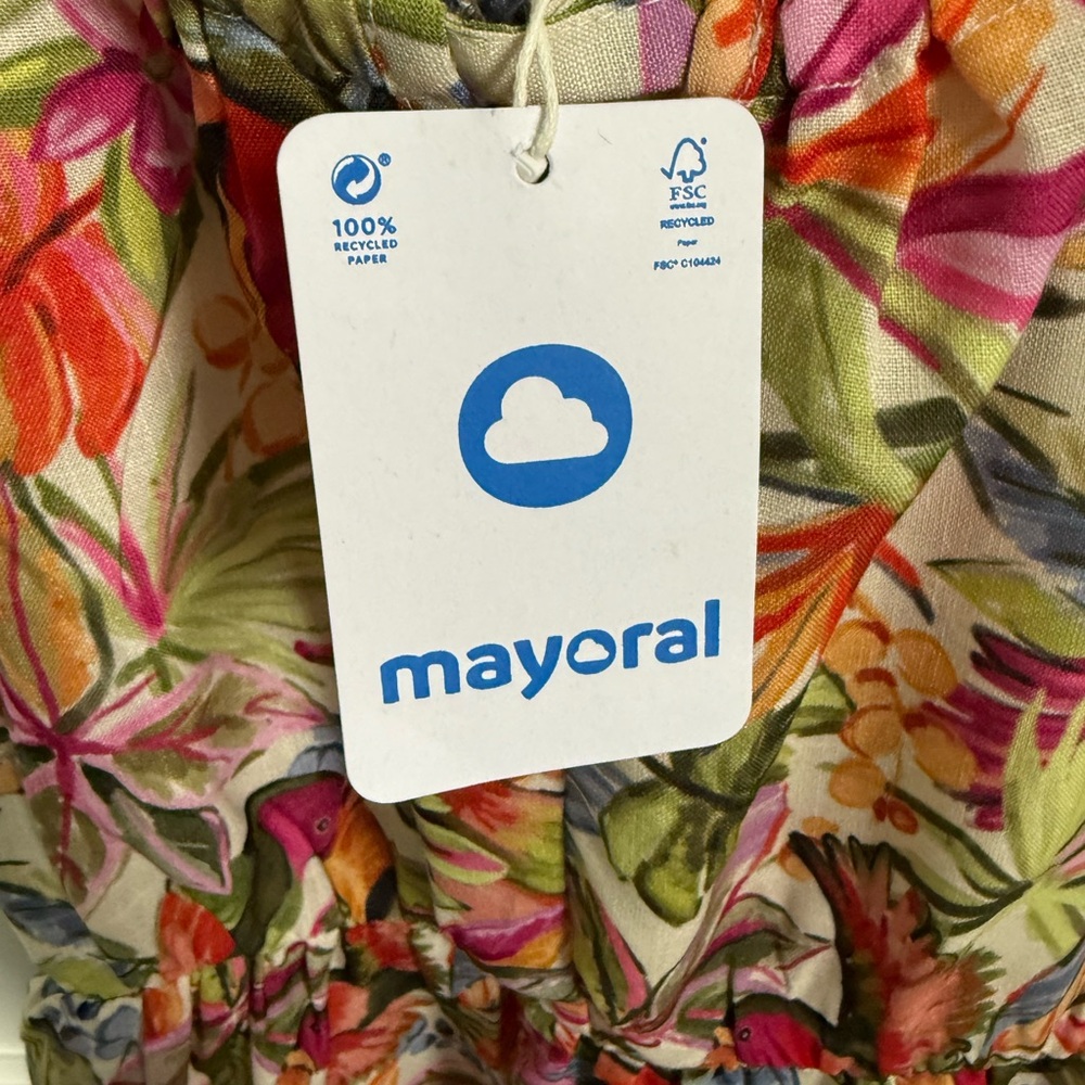 New With Tags Mayoral Girl’s Sundress - Picture 4 of 6